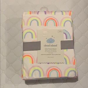 cloud island crib sheet